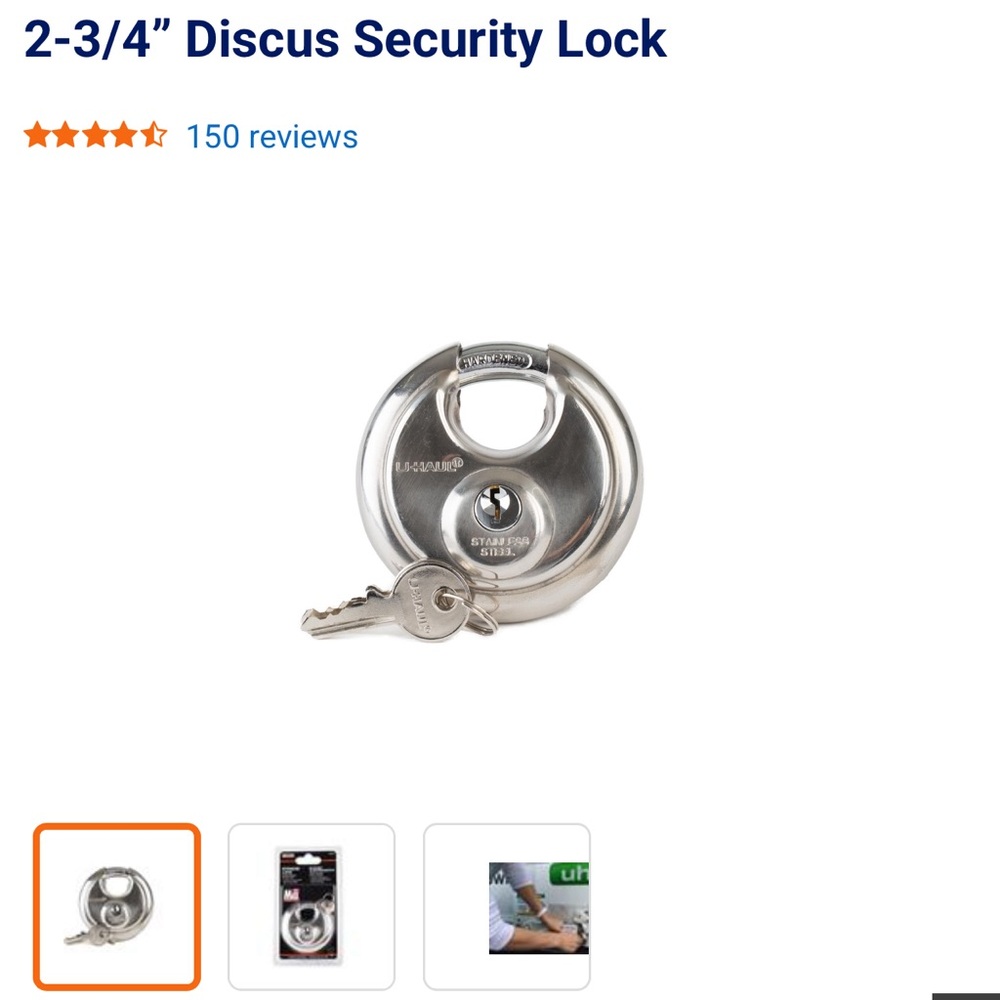 2-3/4” Discus Security Lock
